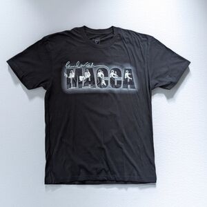 Black 'AMOCA' Graphic Tee - Men